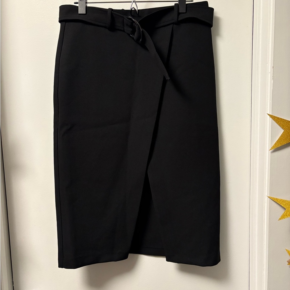 Black Wrap Skirt Topshop Boutique